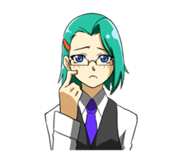 Fighting system girl sticker #3479736