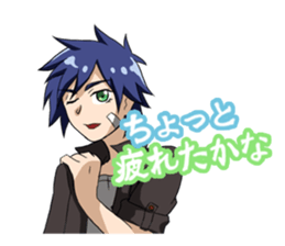 Fighting system girl sticker #3479747