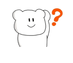 poker face bear sticker #3480274