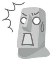 Mr.&Mrs. MOAI sticker #3480435