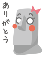 Mr.&Mrs. MOAI sticker #3480447