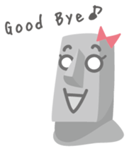 Mr.&Mrs. MOAI sticker #3480469