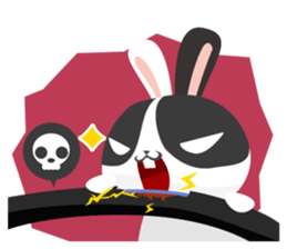 why ? Rabbits. Why is your name "WHY"? sticker #3481156