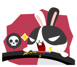 why ? Rabbits. Why is your name "WHY"? sticker #3481156