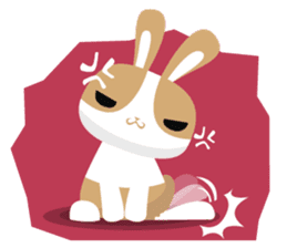 why ? Rabbits. Why is your name "WHY"? sticker #3481159