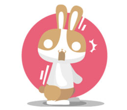 why ? Rabbits. Why is your name "WHY"? sticker #3481162