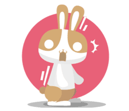 why ? Rabbits. Why is your name "WHY"? sticker #3481162