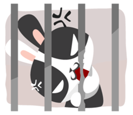 why ? Rabbits. Why is your name "WHY"? sticker #3481168