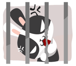 why ? Rabbits. Why is your name "WHY"? sticker #3481168