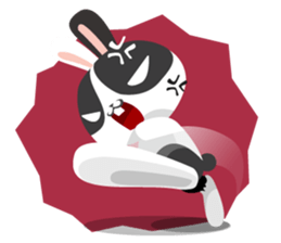 why ? Rabbits. Why is your name "WHY"? sticker #3481172