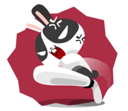 why ? Rabbits. Why is your name "WHY"? sticker #3481172