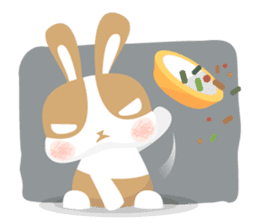 why ? Rabbits. Why is your name "WHY"? sticker #3481174