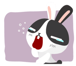 why ? Rabbits. Why is your name "WHY"? sticker #3481176