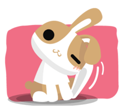 why ? Rabbits. Why is your name "WHY"? sticker #3481178