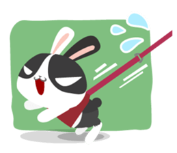 why ? Rabbits. Why is your name "WHY"? sticker #3481179