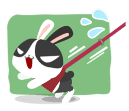 why ? Rabbits. Why is your name "WHY"? sticker #3481179