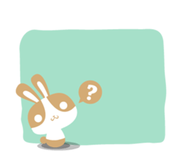 why ? Rabbits. Why is your name "WHY"? sticker #3481180