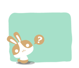 why ? Rabbits. Why is your name "WHY"? sticker #3481180