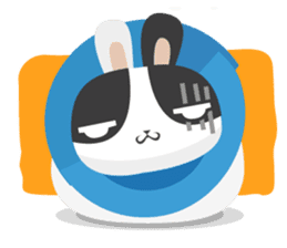 why ? Rabbits. Why is your name "WHY"? sticker #3481184