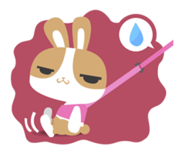 why ? Rabbits. Why is your name "WHY"? sticker #3481189