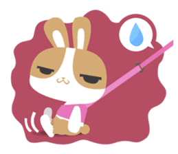 why ? Rabbits. Why is your name "WHY"? sticker #3481189