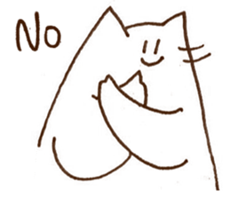 The white cat 2 sticker #3481435