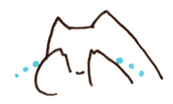 The white cat 2 sticker #3481442