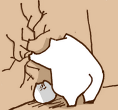 The white cat 2 sticker #3481456