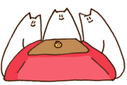 The white cat 2 sticker #3481457