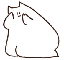 The white cat 2 sticker #3481466