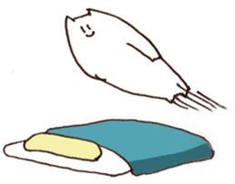 The white cat 2 sticker #3481467