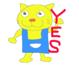 Fight! nekosuke sticker #3481634