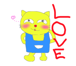 Fight! nekosuke sticker #3481638