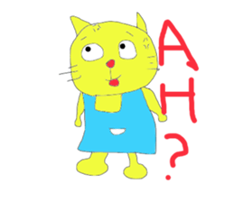 Fight! nekosuke sticker #3481639