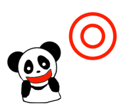 Vicarious speech Panda sticker #3482625