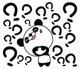 Too noisy Panda sticker #3482988