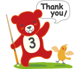 Little bear "Eddy" #2 sticker #3483234