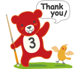 Little bear "Eddy" #2 sticker #3483234