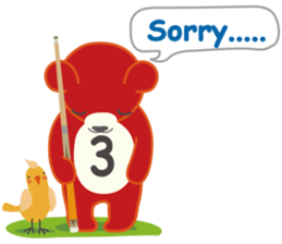 Little bear "Eddy" #2 sticker #3483235