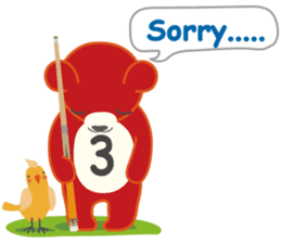 Little bear "Eddy" #2 sticker #3483235