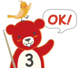 Little bear "Eddy" #2 sticker #3483237