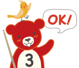 Little bear "Eddy" #2 sticker #3483237