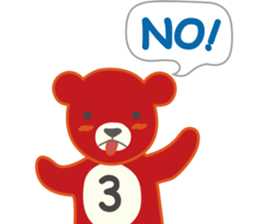 Little bear "Eddy" #2 sticker #3483238