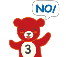 Little bear "Eddy" #2 sticker #3483238