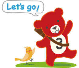 Little bear "Eddy" #2 sticker #3483239