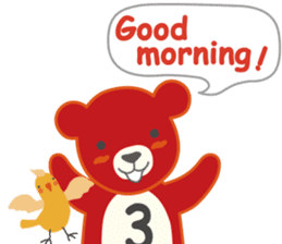 Little bear "Eddy" #2 sticker #3483240