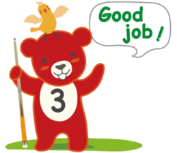 Little bear "Eddy" #2 sticker #3483241