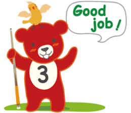 Little bear "Eddy" #2 sticker #3483241