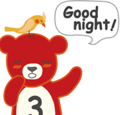 Little bear "Eddy" #2 sticker #3483242