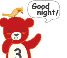 Little bear "Eddy" #2 sticker #3483242